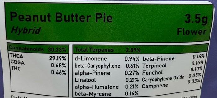 Photograph of Product: Kind Tree Peanut Butter Pie 3.5g