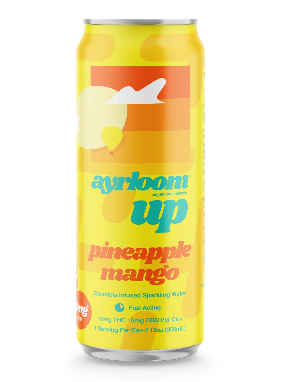 Photograph of product: Ayrloom - Pineapple Mango Sparkling Water 2:1