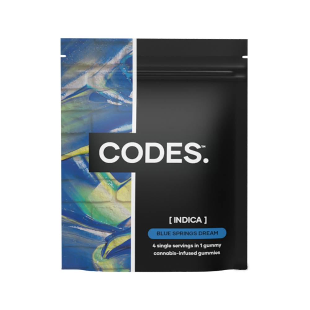 Photograph of product: CODES - BLUE SPRINGS DREAM 5PK 100MG Oui'd