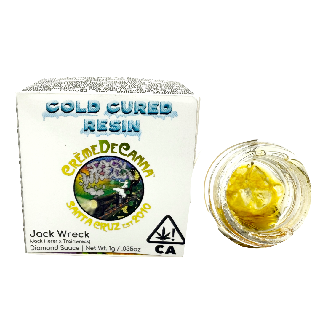 Photograph of product: CREME DE CANNA - JACK WRECK CURED RESIN DIAMOND SAUCE 1G