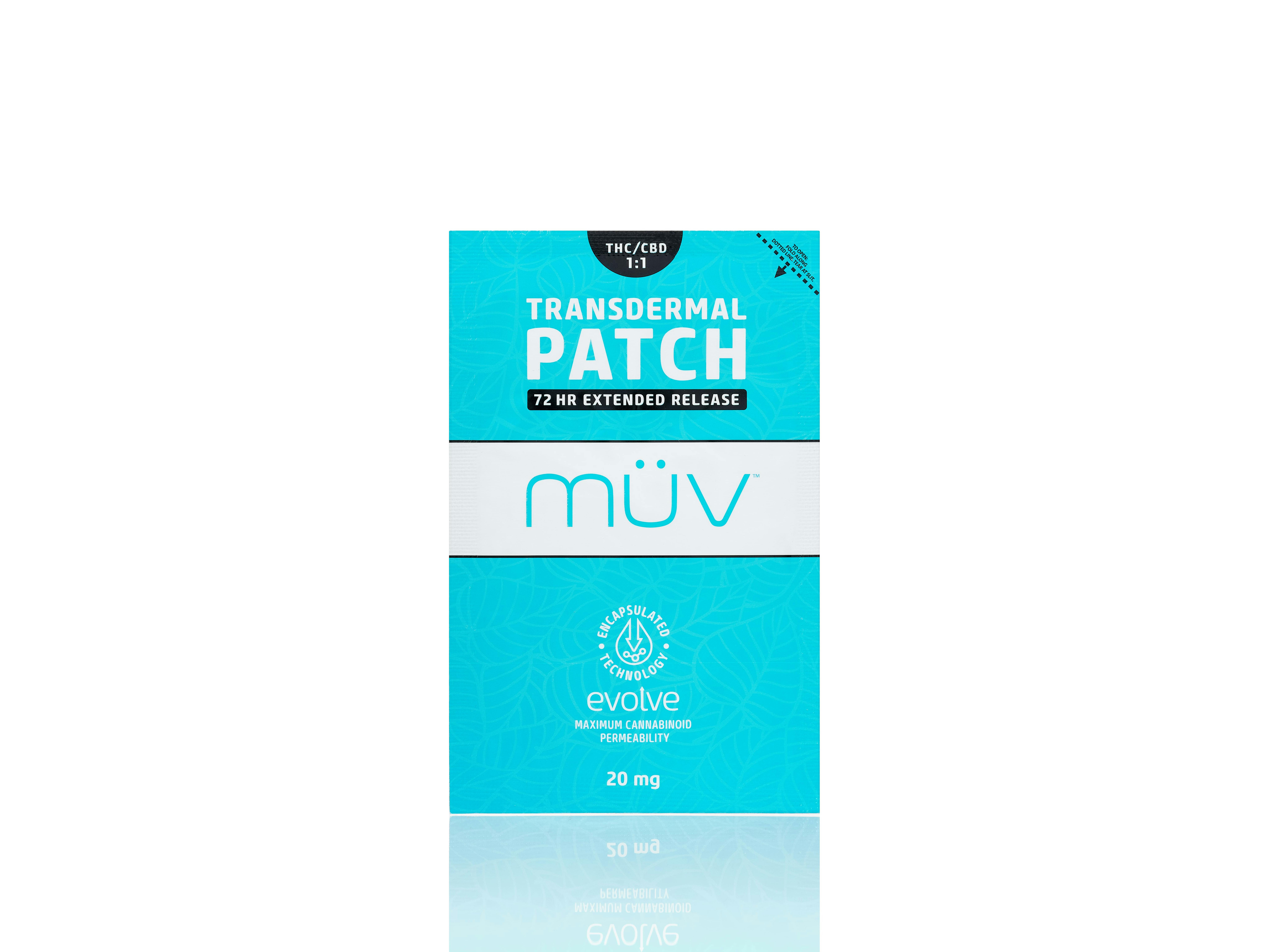 Photograph of product: 10mg Transdermal Patches [1:1 TH-oui:CBD]
