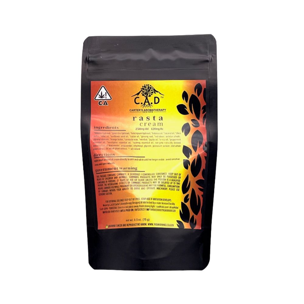 Photograph of product: RASTA CREAM .5OZ - CARTER'S AROMATHERAPY DESIGNS