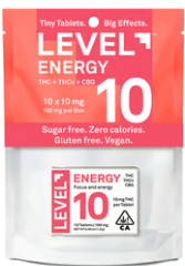 Photograph of product: [Level] Tiny Tabs - 10mg - Energy