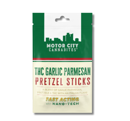 Photograph of Product: GARLIC PARMESAN | FAST ACTING PRETZEL STICKS | 200MG
