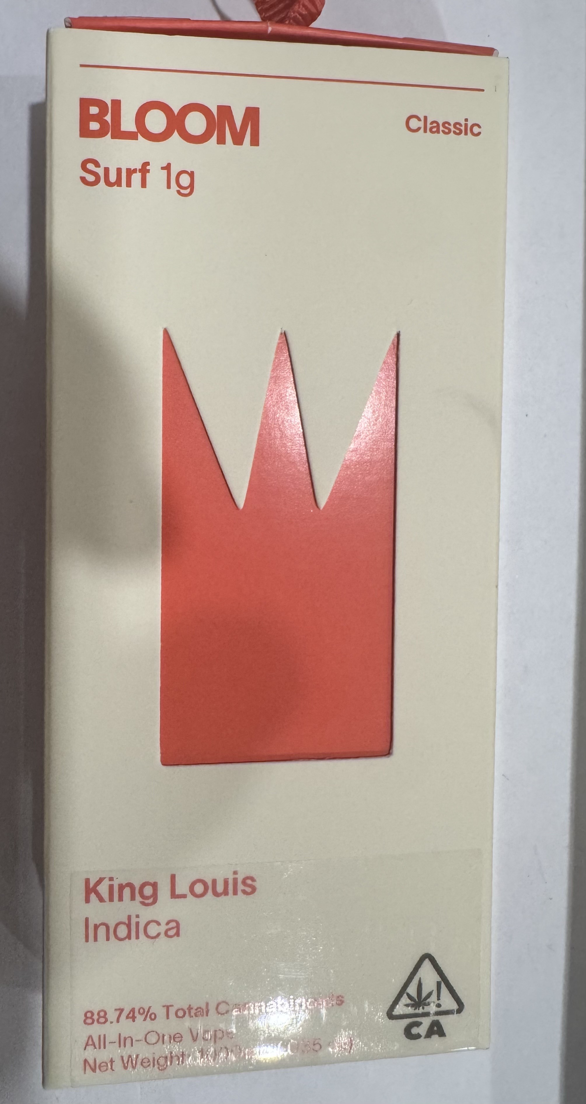 Photograph of product: KING LOUIS 1G ALL IN ONE - 1 G