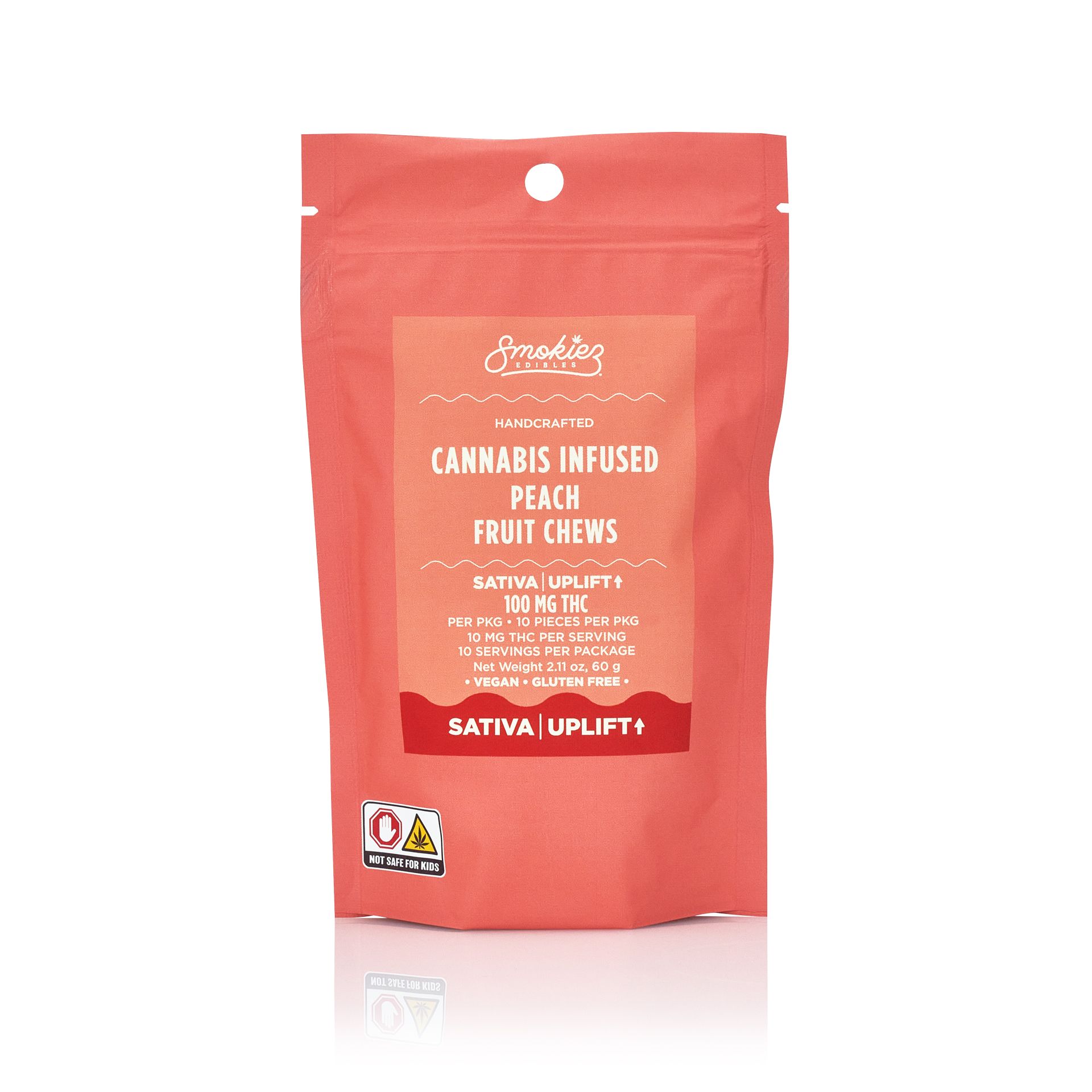 Photograph of product: Peach | 10pk Soft Lozenges
