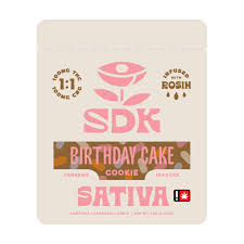 Photograph of product: Cookie | Birthday Cake | 1:1 (CBG) | 100mg