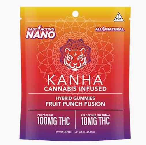 Photograph of product: NANO HYBRID - FRUIT PUNCH FUSION 100MG - KANHA