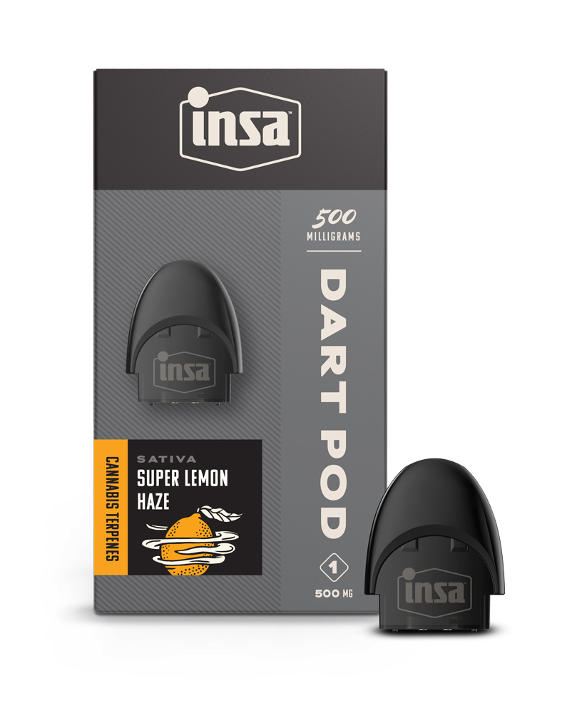 Photograph of product: 500mg Dart Pod | Super Lemon Haze | INSA