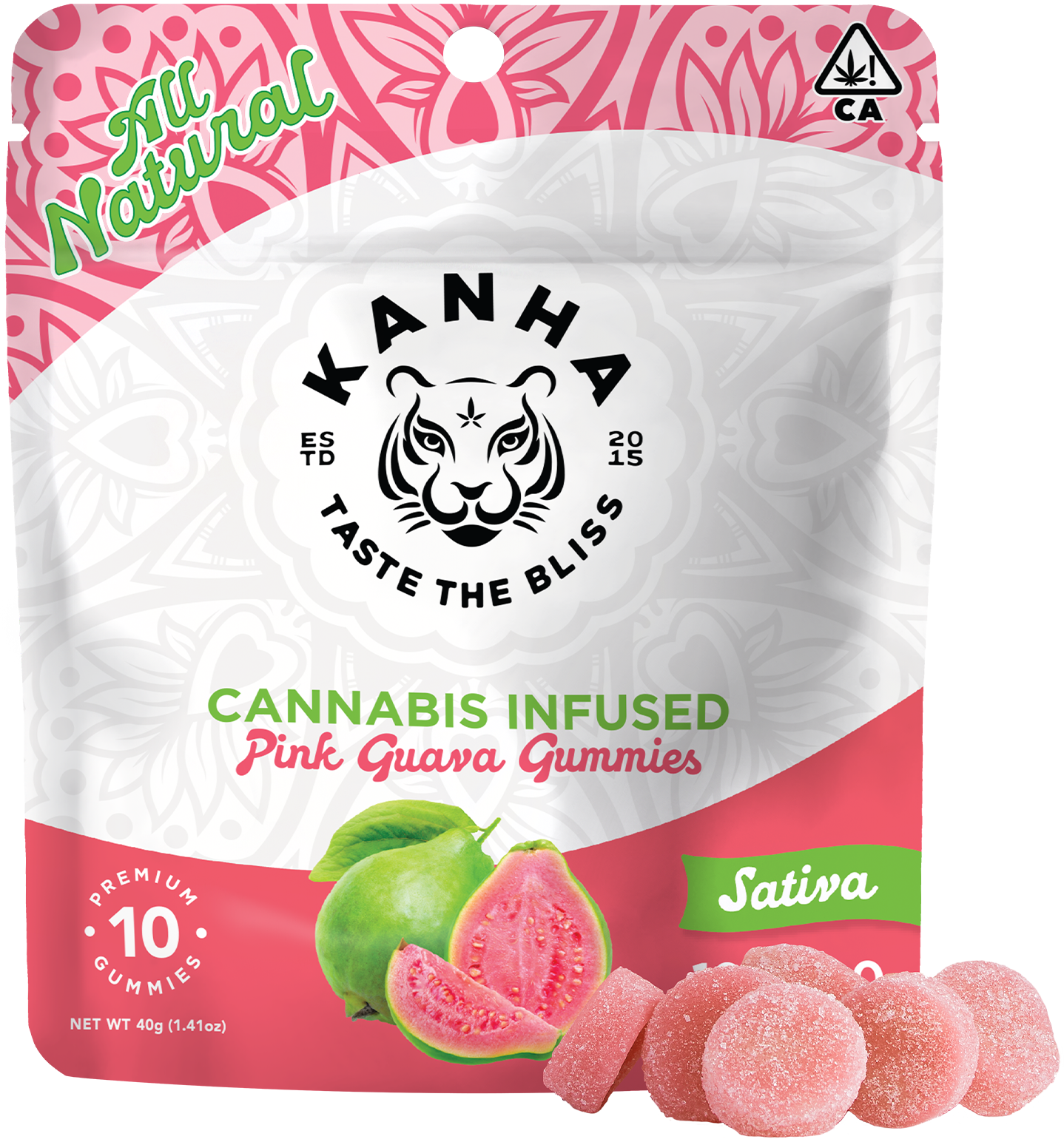 Photograph of product: Pink Guava Gummies 10-pack