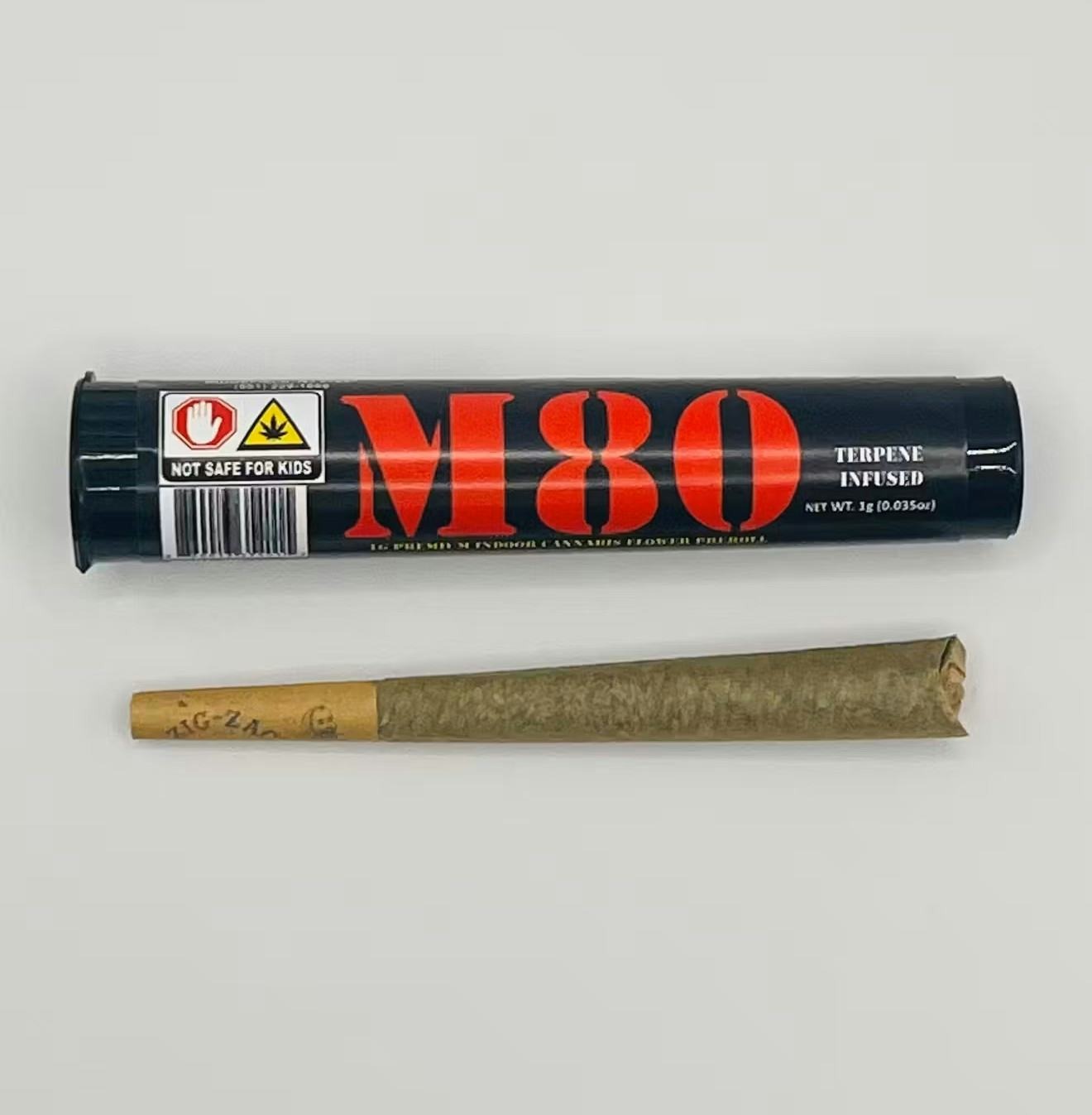 Photograph of product: M80 - Gas OG - Pre-Roll - 1g