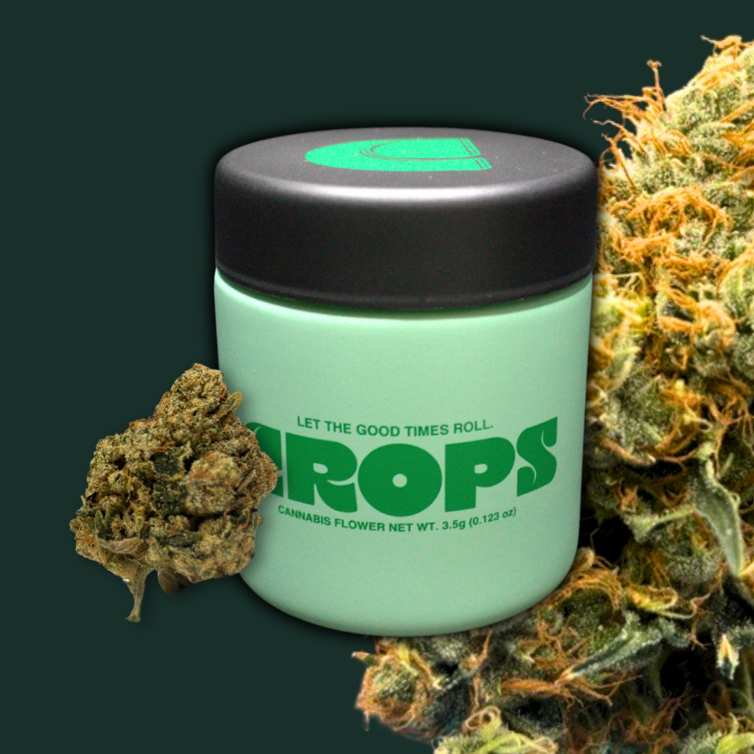 Photograph of product: Crops - Flower - Road Trip - 3.5g