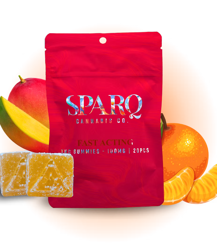 Photograph of product: Mangorine Fast Acting Gummies | 20pk