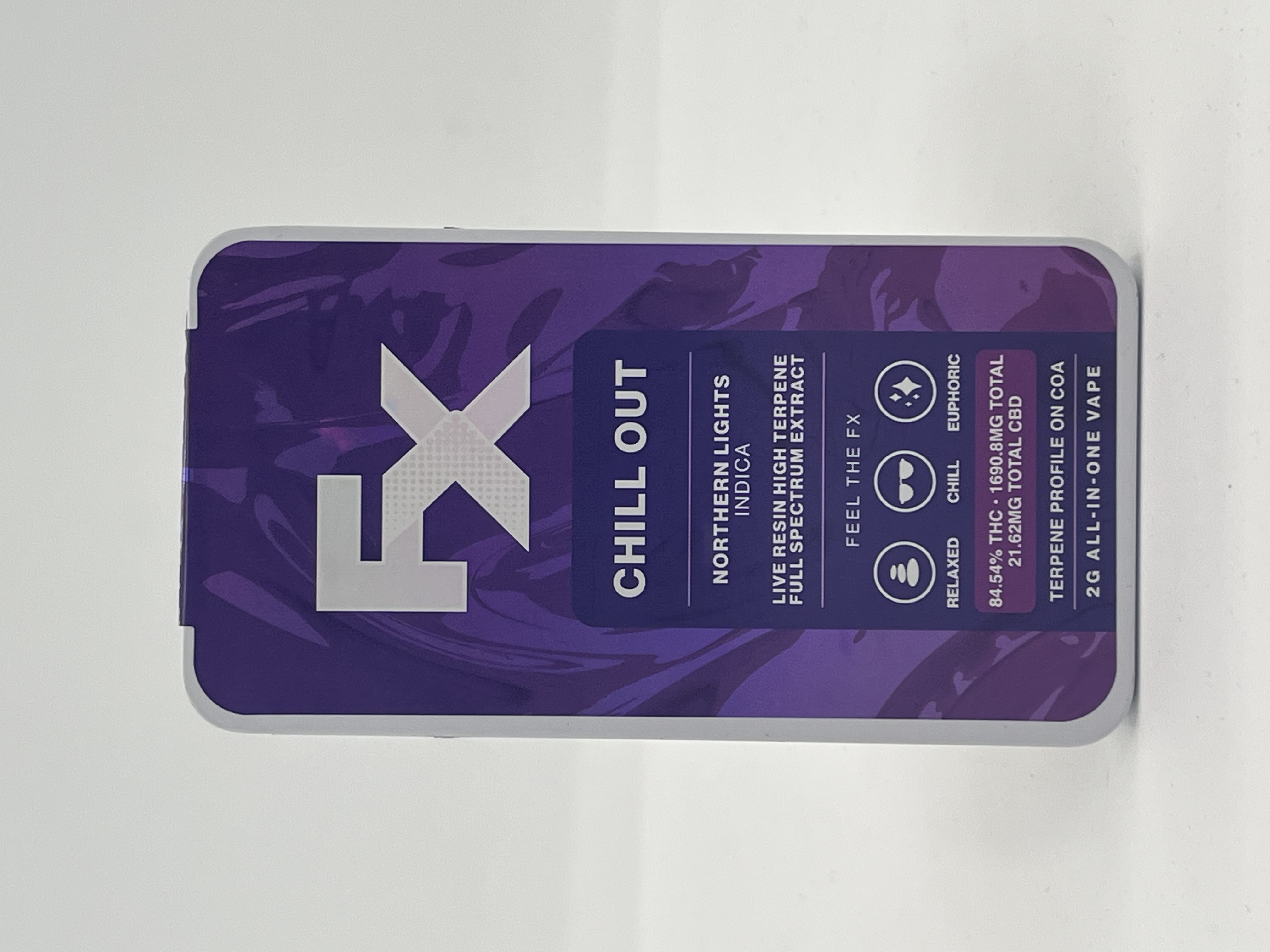 Photograph of product: FX | Chill Out | Northern Lights | Disposable | 2g