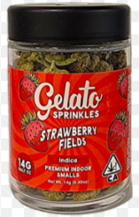 Photograph of product: STRAWBERRY FIELD 14G JAR
