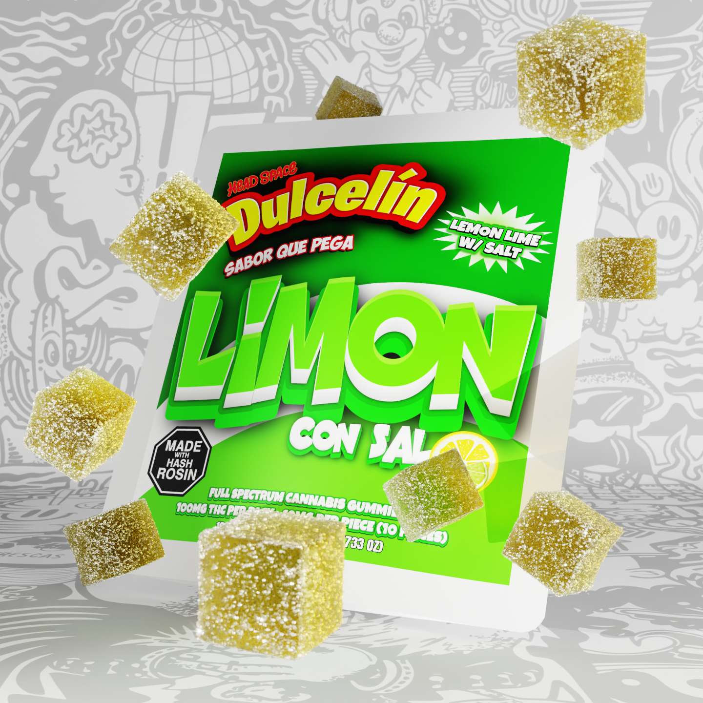 Photograph of product: Dulcelin - Limon con Sal