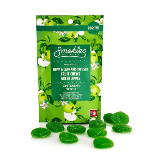 Photograph of product: CBD/CBG Green Apple Gummies 20-Pack
