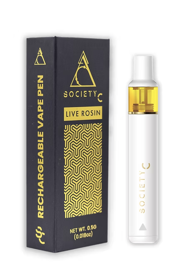 Photograph of product: Society C | Triple Burger Live au chocolat Rosin Disposable