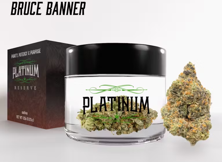 Photograph of Product: Platinum Reserve - Bruce Banner - 3.5g