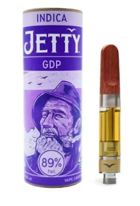 Photograph of product: Jetty GDP Oui'd High TH-oui Vape Cart