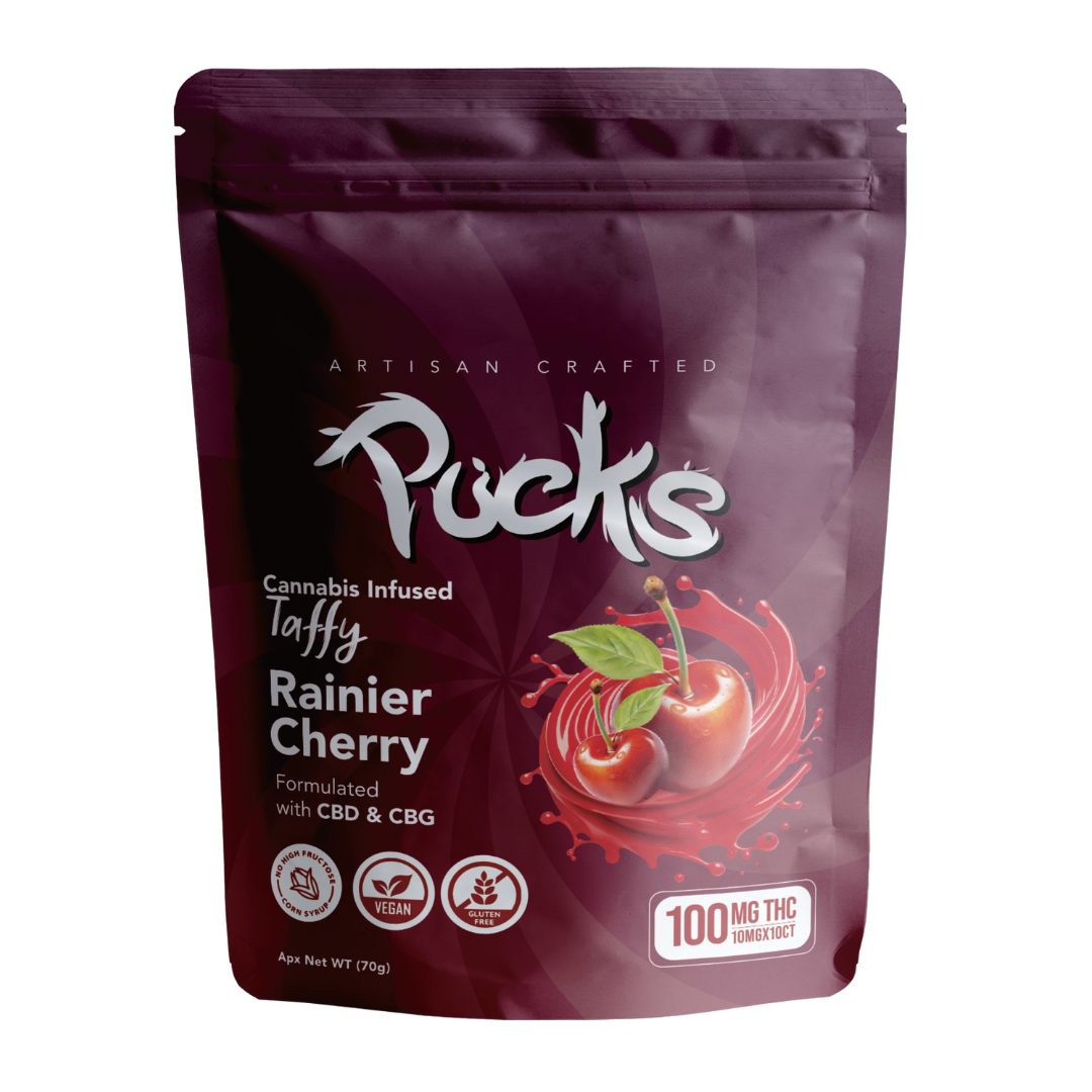 Photograph of product: Rainier Cherry Taffy
