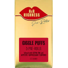 Photograph of product: Giggle Puffs 5Pk Infused Pre-rolls