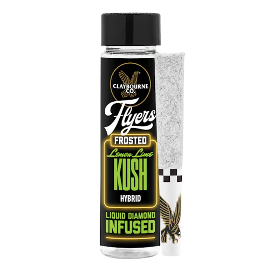 Photograph of product: Claybourne | FLQD Pre Rolls (2pk) | H | Lemon Lime Kush