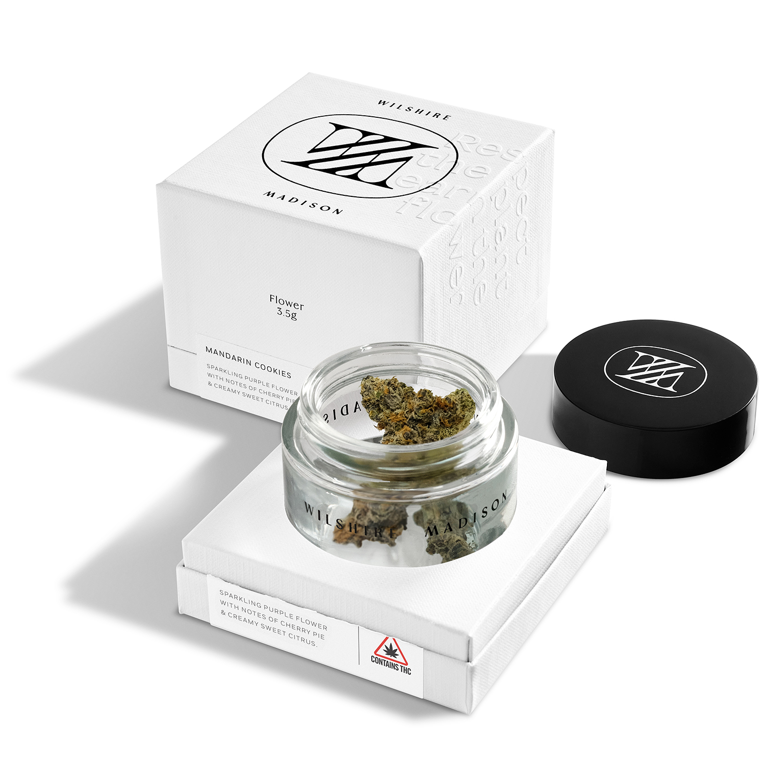 Photograph of product: Wilshire Madison - Mandarin Cookies - Flower - 3.5g