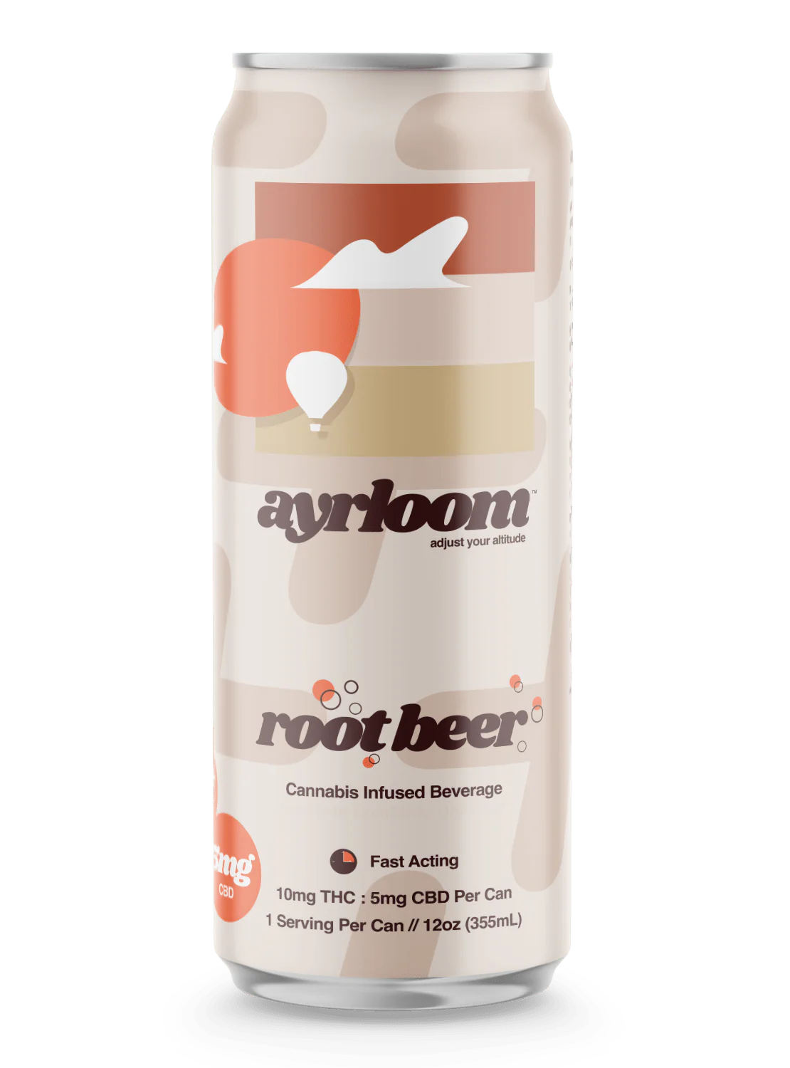 Photograph of product: Ayrloom | Root Beer | Beverage | 10mg