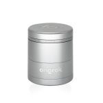 Photograph of product: ONGROK 5 Piece Flower Petal Toothless Grinder w/ Storage -Gun Metal