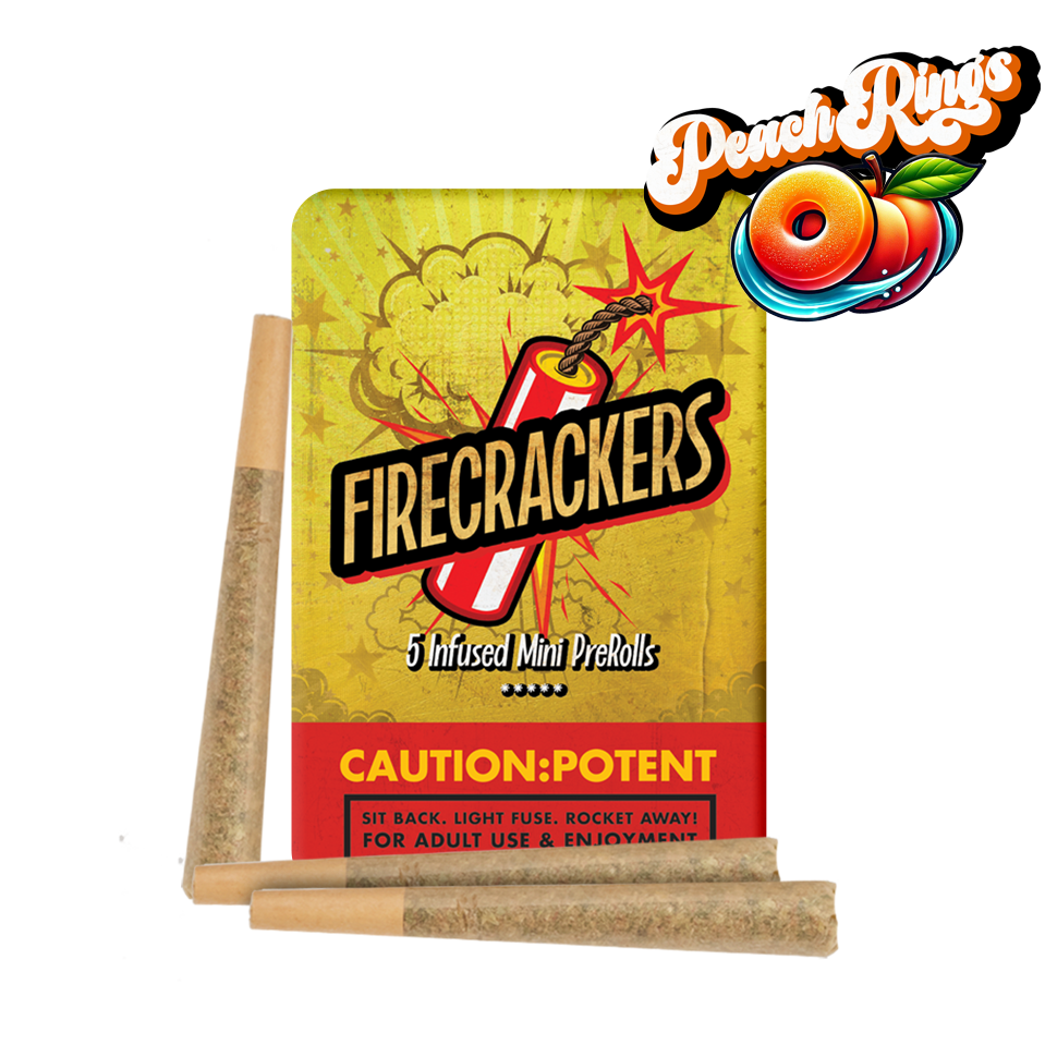 Photograph of product: Peach Rings (Infused) | .7g 5pk