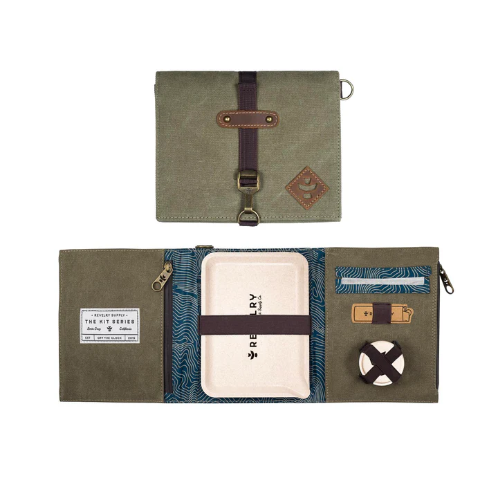 Photograph of product: Smell Proof Sage Green Rolling Kit