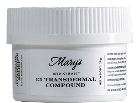Photograph of product: Mary's Medicinals - 1:1 CBD Transdermal Compound