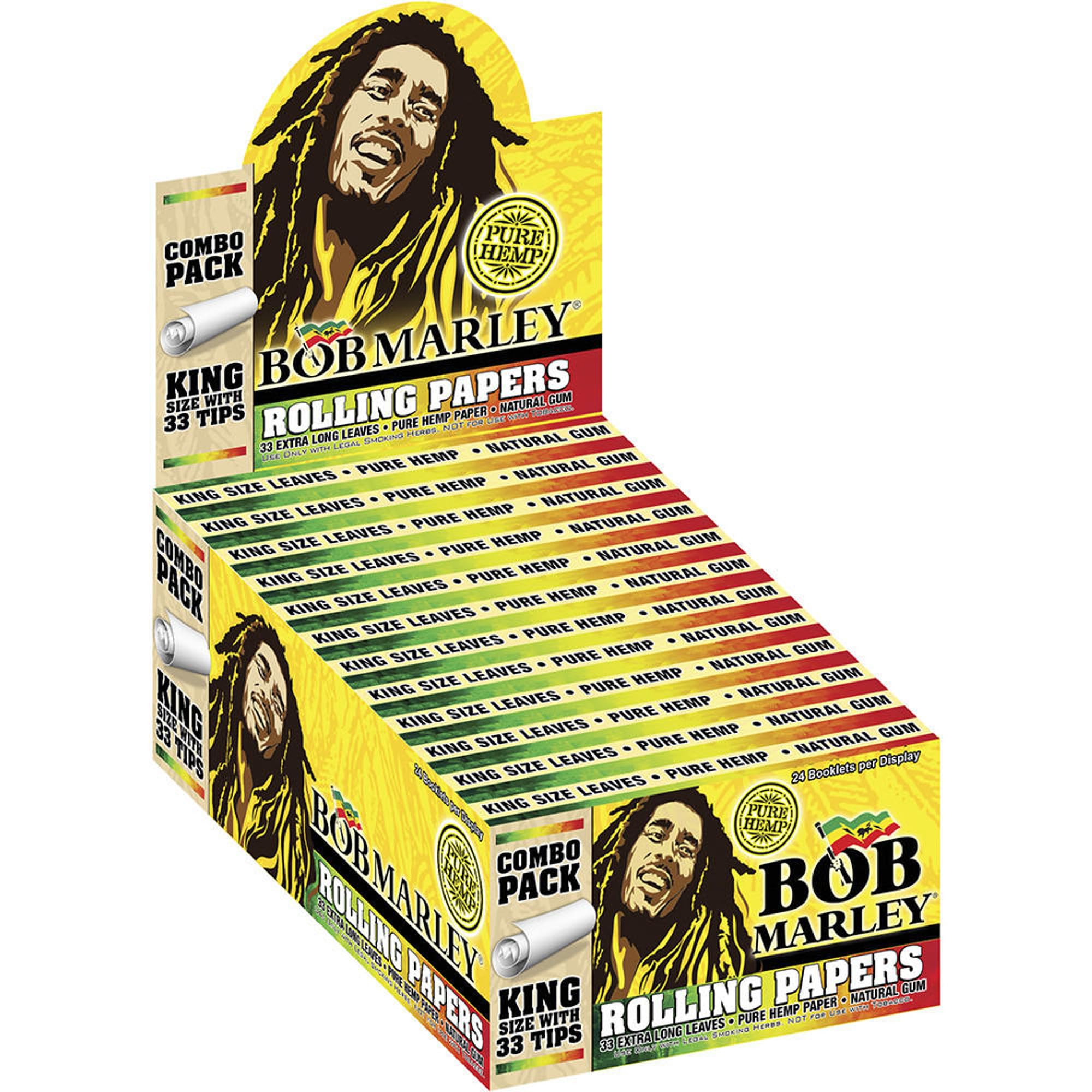 Photograph of product: Bob Marley | Rolling Paper | King Size | 33ct