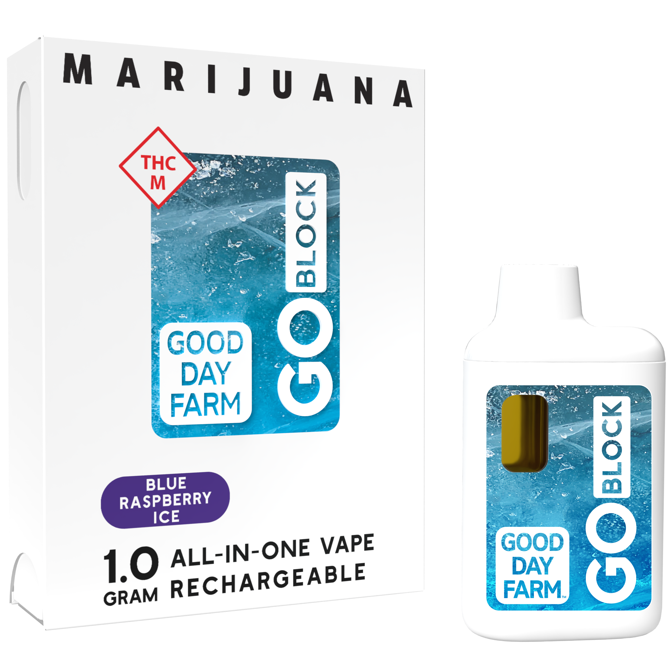 Photograph of product: Blue Raspberry Ice | GO Block Disposable