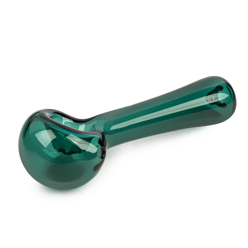 Photograph of product: Red Eye Glass 4.5" Spoon Hand Pipe - Teal