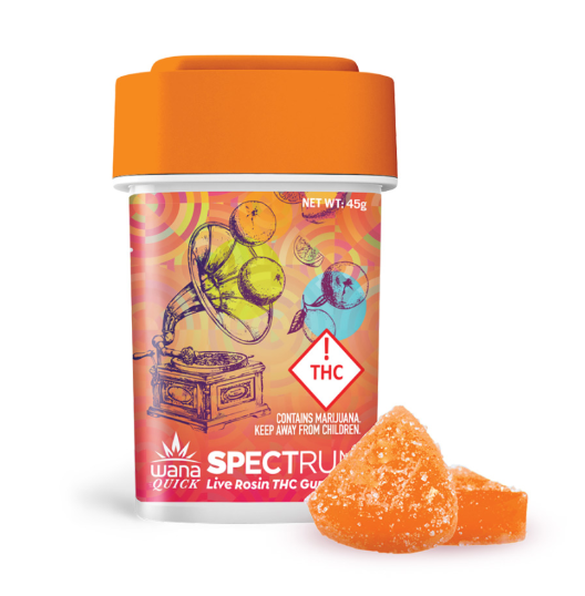 Photograph of product: Citrus Sorbet (S) - Live Rosin Gummies (100mg)