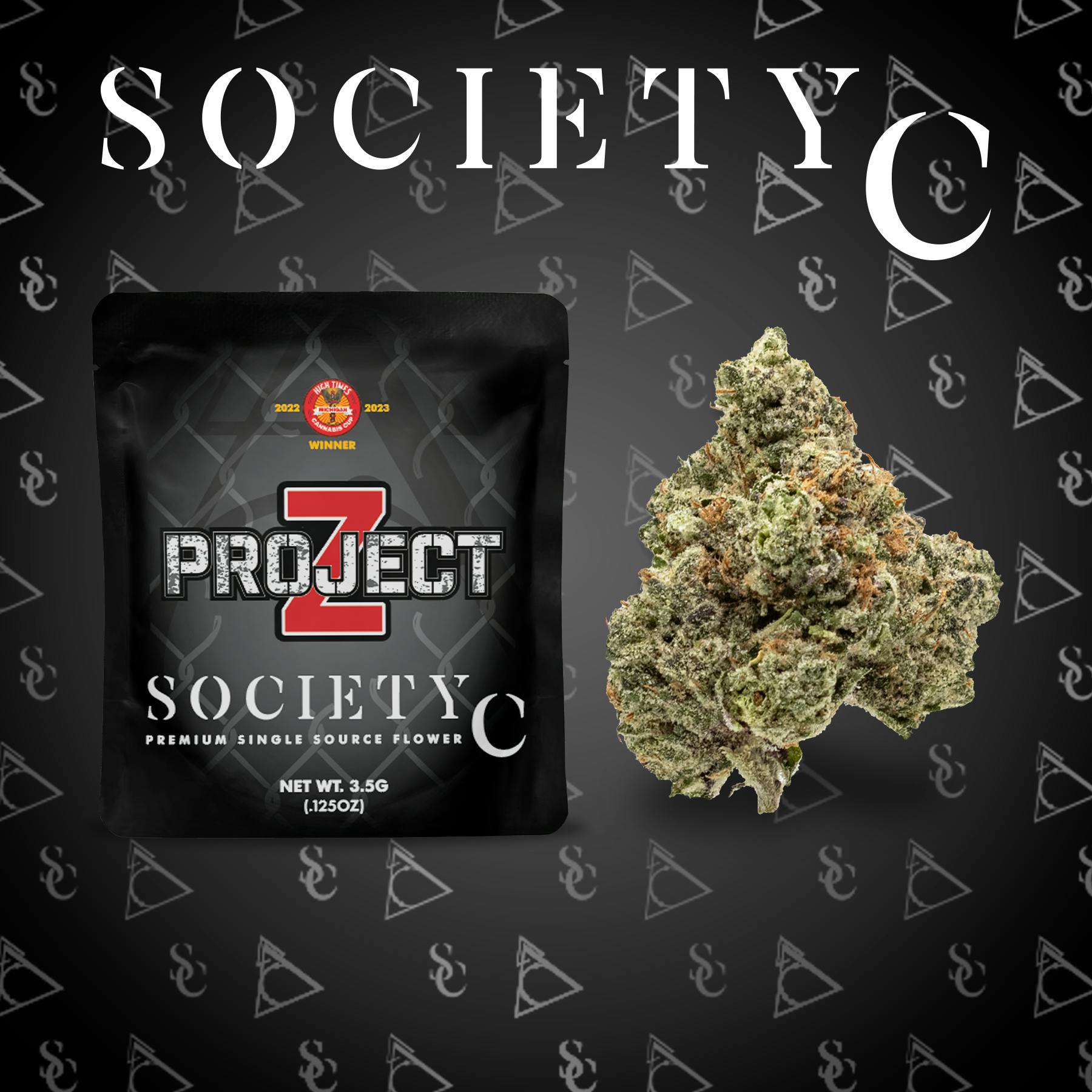 Photograph of product: Society C | Project Z Pre-Pack Flower - 3.5g