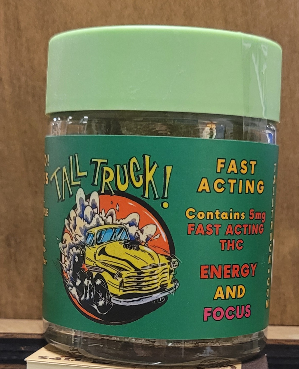 Photograph of product: 100mg Gummies | Green Apple | Tall Truck