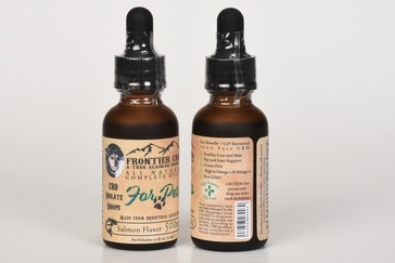 Photograph of product: CBD Salmon Flavor Tincture