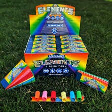 Photograph of product: Elements Prism Perforated Tips - Rainbow Tips pack