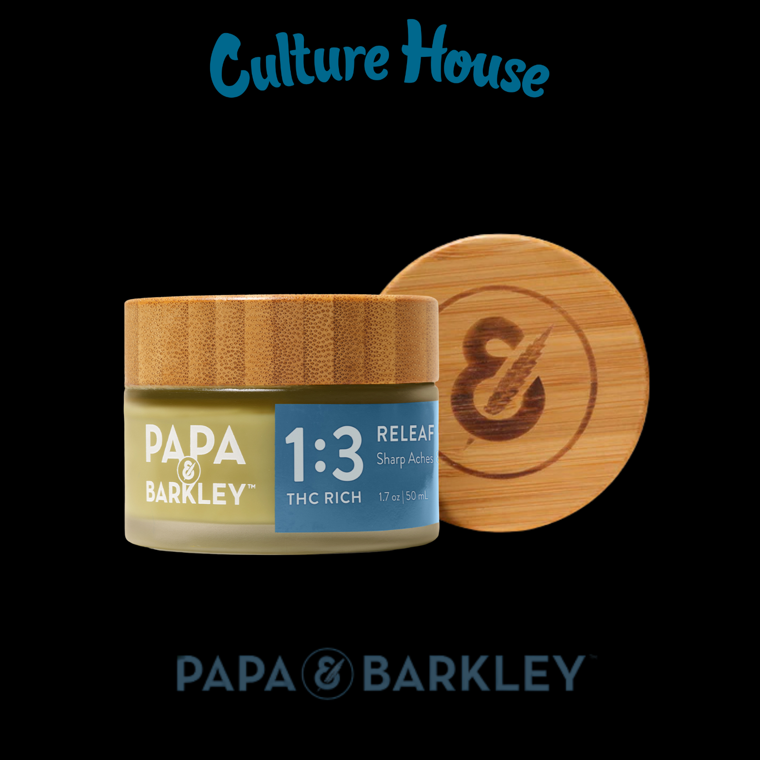 Photograph of product: Papa & Barkley | Relief Balm | 1:3  CBD:TH-oui |  50ml