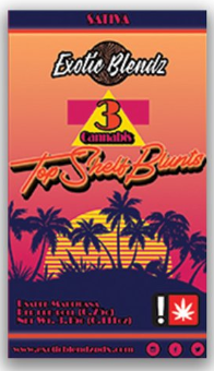 Photograph of product: Exotic Blendz .75g SUPER CHARGER Blunt 3pk