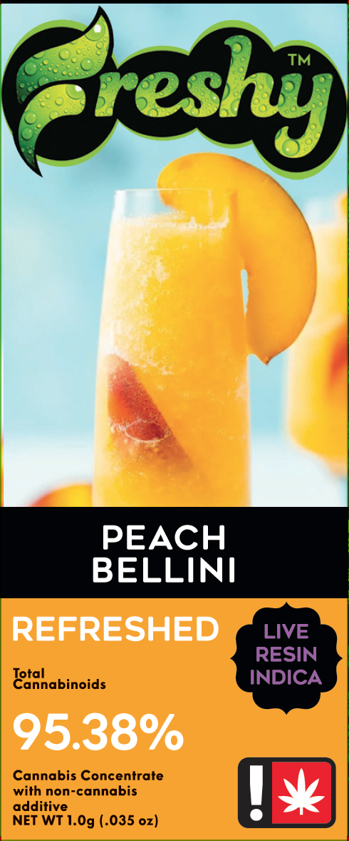 Photograph of product: Freshy 1g Cart | Peach Bellini