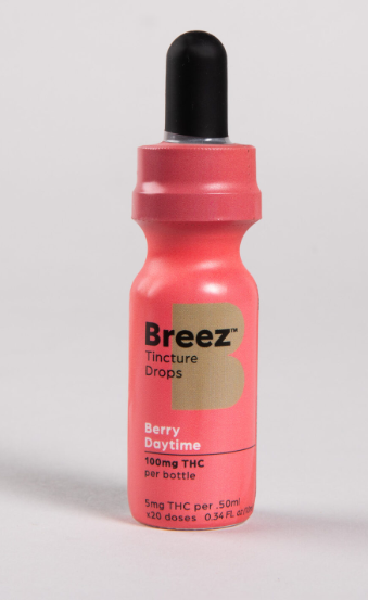 Photograph of product: BREEZ BERRY DAYTIME TINCTURE 100MG