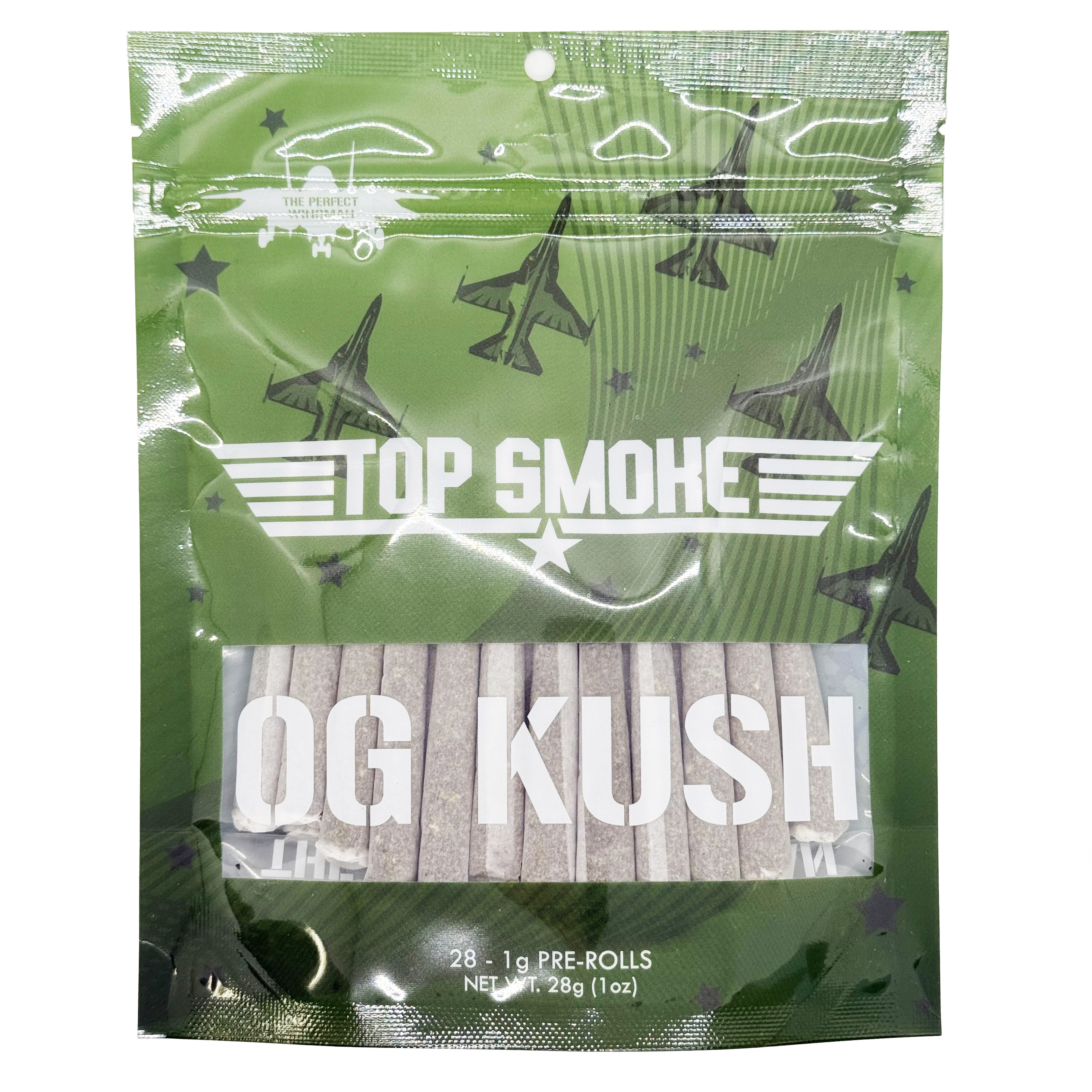 Photograph of product: Top Smoke OG Kush 28pk Prerolls Rec