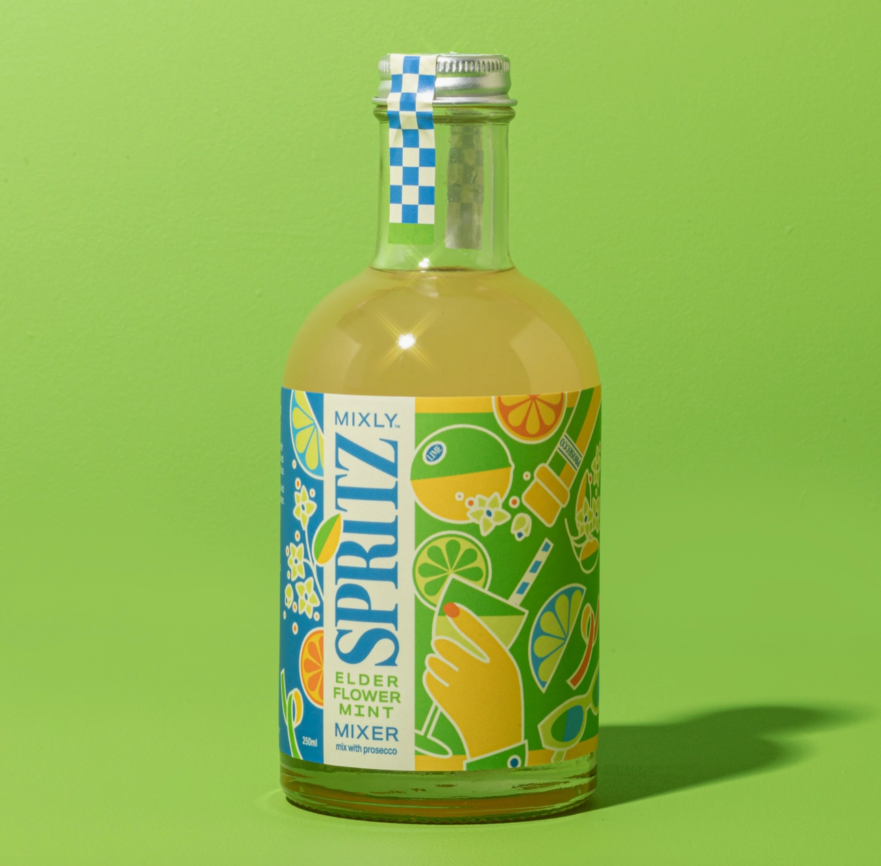 Photograph of product: ELDERFLOWER MINT SPRITZ MIXER