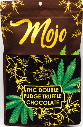 Photograph of product: Mojo | TH-oui Double Fudge Truffle Chocolate | 200 mg (Oui'd)