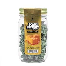 Photograph of product: Koko Nuggz  |  Salted Caramel  |  Crispy Treats 100MG