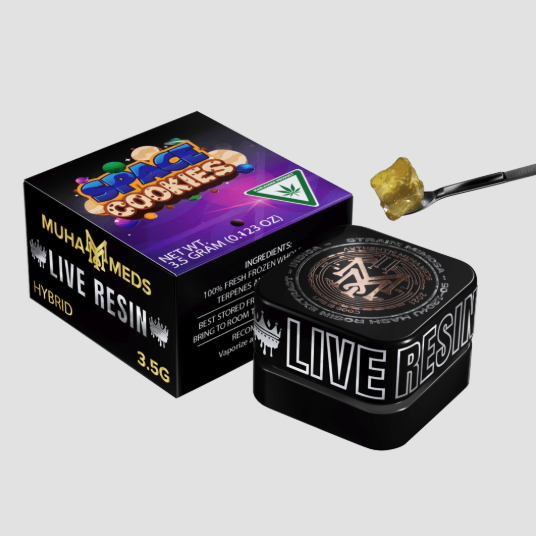 Photograph of product: Muha Meds Live Resin - Space Cookies